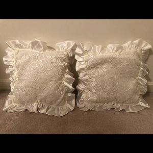 Korean Decorative White Pillow